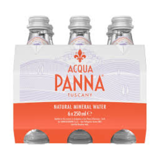 مياه معدنية غير مكربنة زجاج 250م أكوا بانا