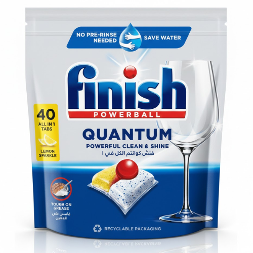 فنيش كوانتم ليمون 40 قرص جلايات صحون