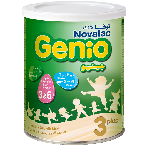 حليب نوفالاك جينيو 3 بلس للنمو من 3-6 سنوات 800 غرام