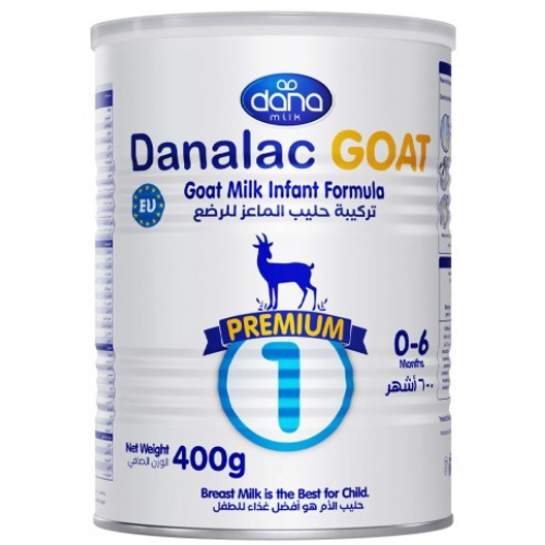 حليب دانالاك جوت بريميوم 1 تركيبة حليب الماعز للرضع من 0-6 أشهر 400 غرام