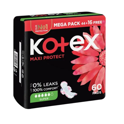 كوتكس ماكسي سوبر(44+16 فوطة مجانا)