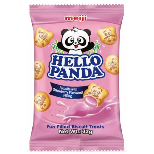 بسكويت أكياس  فراولة 32 غ هالو