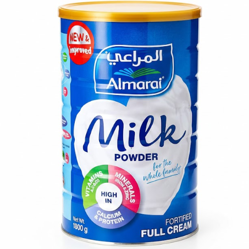 المراعي حليب مجفف مدعم كامل الدسم 1.8كجم