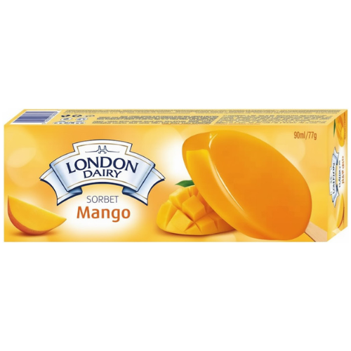 آيس كريم لندن ديري بالمانجو 90 مل