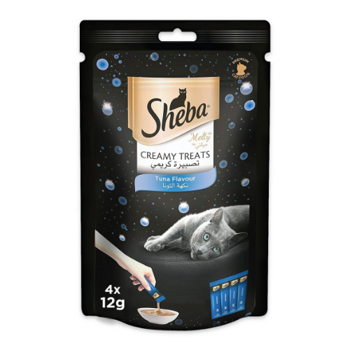 شيبا تصبيرة كريمية للقطط بنكهة التونا 48 جم