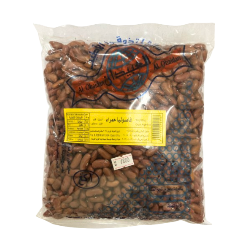 فاصوليا حمراء 1 كجم العبيدان