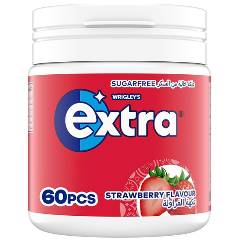 علكة إكسترا بنكهة الفراولة 60 لوح
