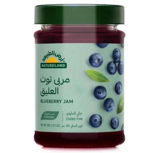 مربى توت العليق عضوي أرض الطبيعة 200 جم