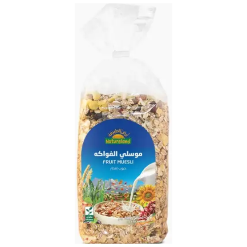 أرض الطبيعة موسلي الفواكه العضوي 500 جرام