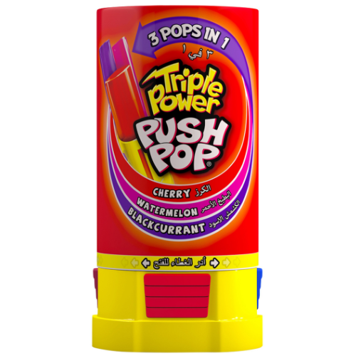 مصاصة (حلوى) بازوكا تريبل باور بوش بوب 34 جرام