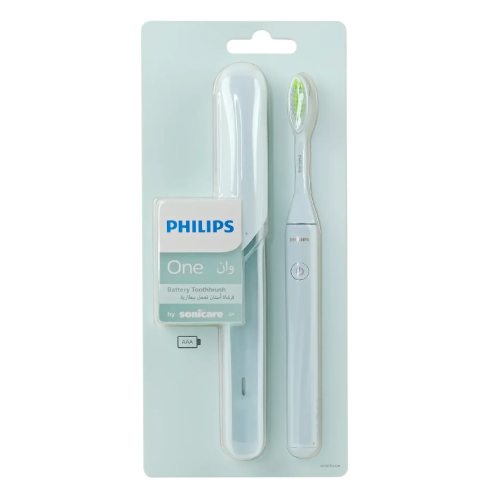 فرشاة فيليبس ون بالبطارية ازرق فاتح