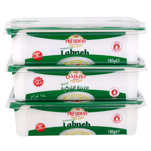 ع/ 3 حبة بريزيدنت لبنة 180غ