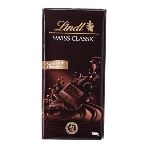 شوكولاتة سويس غامقة كلاسيك لينت 100جم