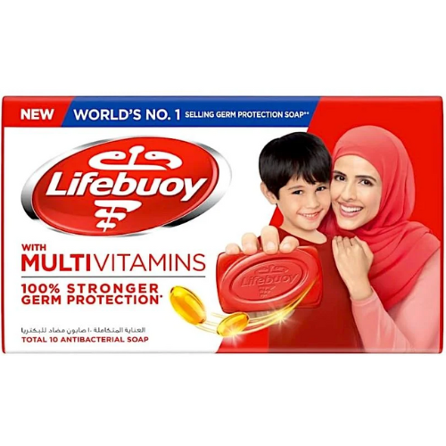 صابون لايفبوي بالفيتامينات المتعددة المضاد للبكتيريا، 125 غرام
