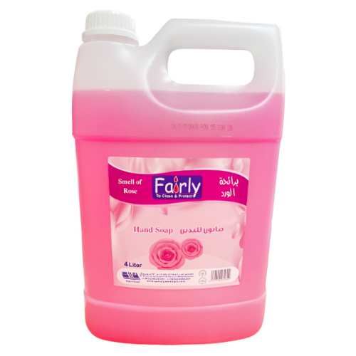 فيرلي صابون لليدين مطهر ومعقم برائحة الورد 4 لتر
