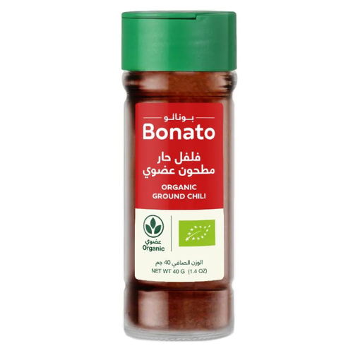 فلفل حار مطحون عضوي بوناتو 40 جم