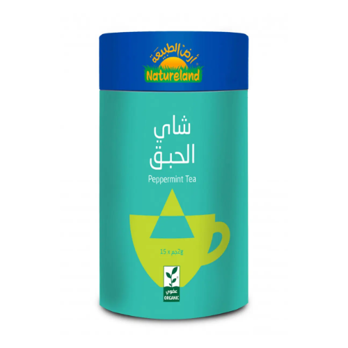 ارض الطبيعة شاي الحبق عضوي 30 جم