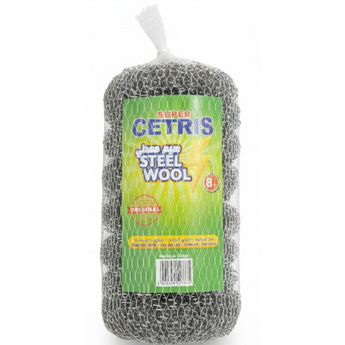 سوبر سيتريس - سلك مواعين ستيل 8 حبات