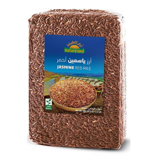 ارز ياسمين احمر ارض الطبيعة 1كجم