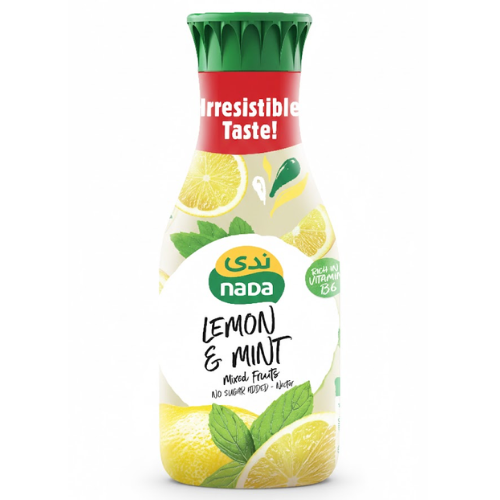 نكتار ليمون ونعناع والفواكه المشكله بدون سكر 1.35لتر ندى