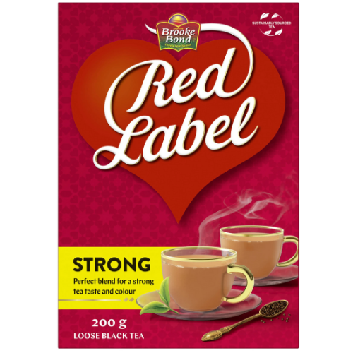 شاي بروك بوند ريد ليبل أسود فرط 200 جرام