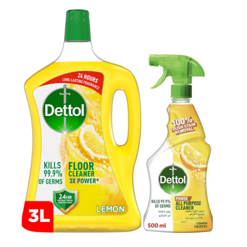 ديتول ماك 3 لتر + بخاخ ليمون 500 مل