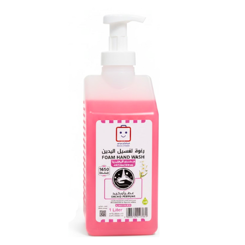 صابون فوم ممتاز مضاد  للبكتريا أوركيدا الروضة  1لتر