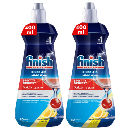 حبه فانيش ليمون منعش لغسالة الاطباق 2*400 مل