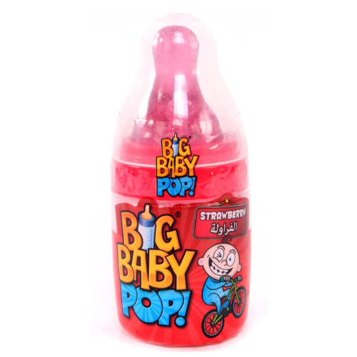 مصاصة (حلوى) بازوكا بيج بيبي بوب بالفراولة 32 جرام