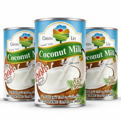 حبه حليب جوز الهند جرين لايف سهلة الفتح 3*400 مل