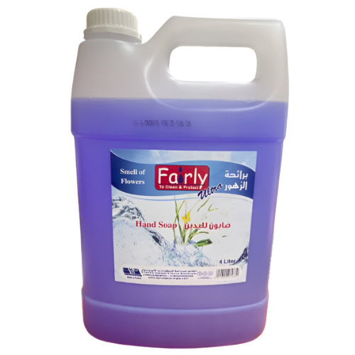 فيرلي صابون لليدين مطهر ومعقم برائحة الزهور 4 لتر