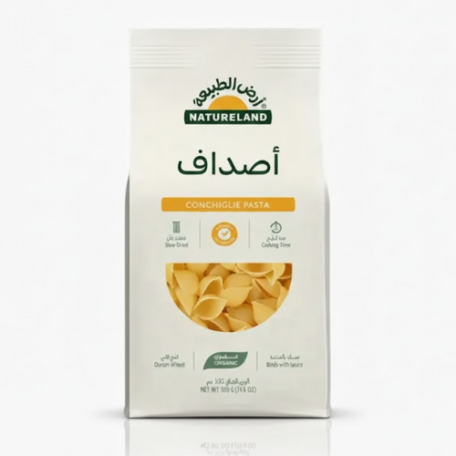 معكرونة أصداف عضوي ارض الطبيعة 500 جم
