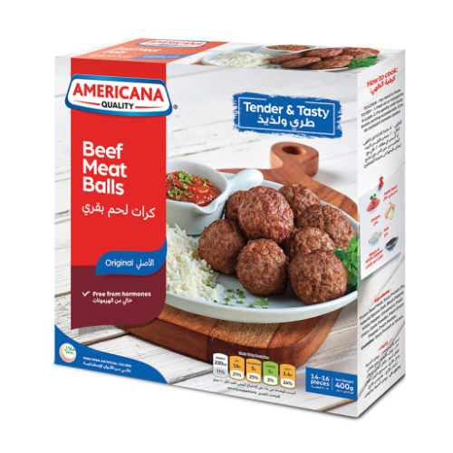 كفتة بقري باكيت 400جم امريكانا