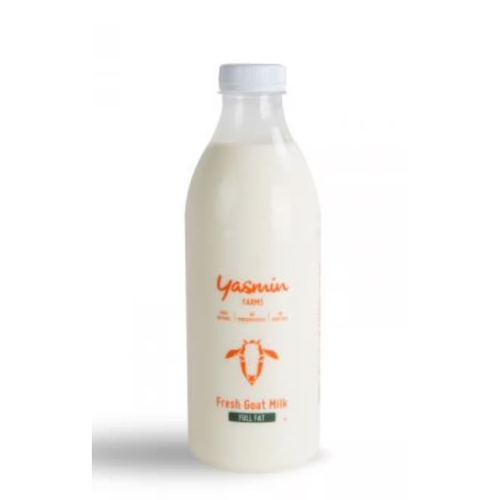 ياسمين حليب ماعز 1لتر كامل الدسم